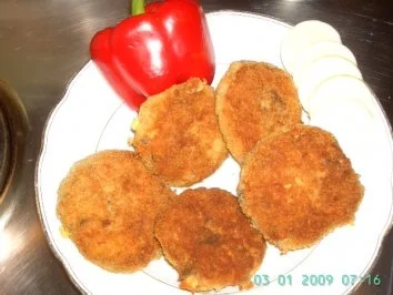 goldgelbe Fischfrikadellen - Rezept - Bild Nr. 2