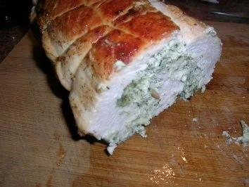 Kräuter-Puten-Rollbraten mit "Gazpacho"  Sauce - Rezept - Bild Nr. 11