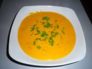 Karotten - Kürbis - Suppe - Rezept