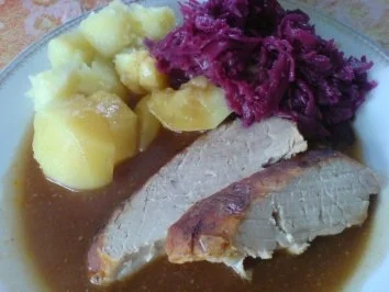Marinierter Schweinebraten und Kaninchenvorderläufe - Rezept - Bild Nr. 14