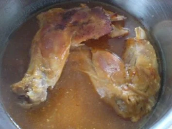 Marinierter Schweinebraten und Kaninchenvorderläufe - Rezept - Bild Nr. 15