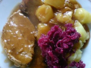Marinierter Schweinebraten und Kaninchenvorderläufe - Rezept - Bild Nr. 3