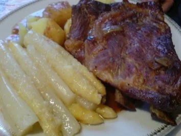 Schmor-Rippchen mit Spargel - Rezept - Bild Nr. 2