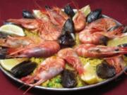 Paella mit Meeresfrüchten - Rezept