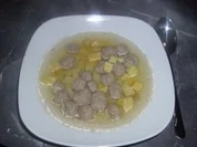 Rinderkraftbrühe mit Einlage - Rezept