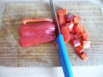 Cabanossi - Soße mit Spaghetti - Rezept - Bild Nr. 5