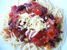 Cabanossi - Soße mit Spaghetti - Rezept