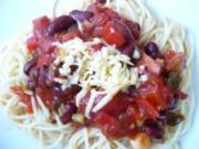 Cabanossi - Soße mit Spaghetti - Rezept