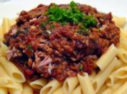 Penne mit Tomaten-Thunfisch Sauce - Rezept