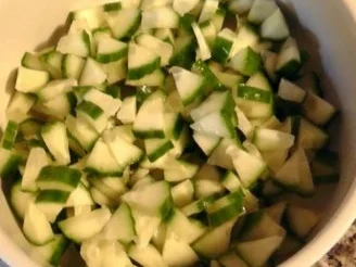 Beilage: Tomaten-Gurkensalat - Rezept - Bild Nr. 3