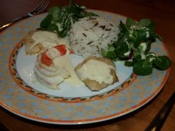 Rezept: Schwarzer Heilbutt mit Meerrettich-Senf-Soße Schwarzer Heilbutt mit Meerrettich-Senf-Soße - Rezept