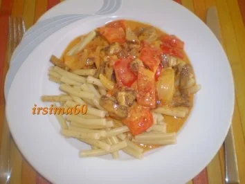 Rezept: Schweinefilet - Pfanne mit Paprika Schweinefilet - Pfanne mit Paprika - Rezept