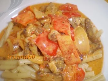 Rezept: Schweinefilet - Pfanne mit Paprika Bild Nr. 10 Schweinefilet - Pfanne mit Paprika - Rezept - Bild Nr. 10