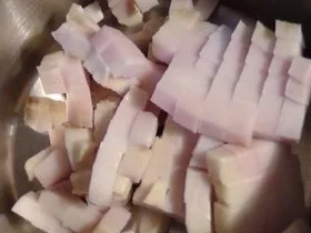 Scholle Büsumer Art mit Speckstippe - Rezept - Bild Nr. 6