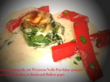 Sole oder Zahnder-Spinatrolle - Rezept