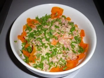 Rezept: Speck - Sahne - Karotten Speck - Sahne - Karotten - Rezept