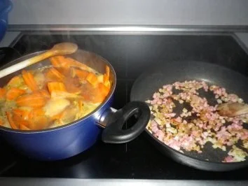 Rezept: Speck - Sahne - Karotten Bild Nr. 2 Speck - Sahne - Karotten - Rezept - Bild Nr. 2