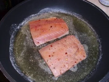 Fisch: Wildlachsfilet mit Mango-Tomaten-Sauce - Rezept - Bild Nr. 5