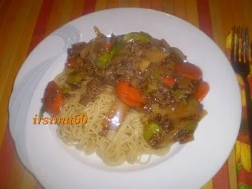 Rezept: Chinesische Hackpfanne Bild Nr. 2 Chinesische Hackpfanne - Rezept - Bild Nr. 2