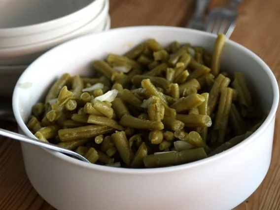 Rezept: Ur-Oma´s Bohnensalat Ur-Oma´s Bohnensalat - Rezept