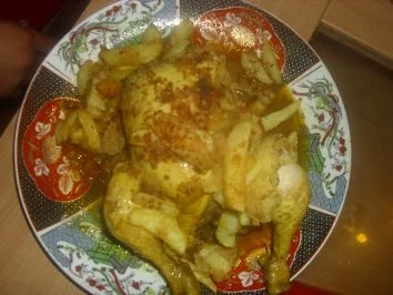 Rezept: Marokkanisches Hähnchen Marokkanisches Hähnchen - Rezept