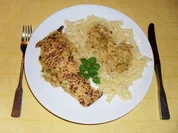 Rezept: รberbackene Zwiebelsteaks รberbackene Zwiebelsteaks - Rezept