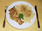 Überbackene Zwiebelsteaks - Rezept