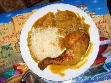 Rezept: Hähnchenkeule "Indonesisch" Bild Nr. 2 Hähnchenkeule "Indonesisch" - Rezept - Bild Nr. 2