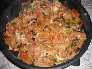 Hähnchen Pfannengyros - Rezept - Bild Nr. 4