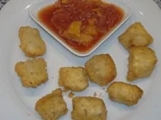 Rotbarschkrapfen mit Zitrus-Chutney - Rezept