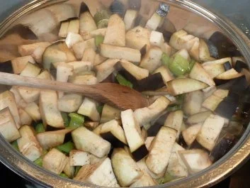 Rezept: Gemüse: Ratatouille mit Reisfladen Bild Nr. 3 Gemüse: Ratatouille mit Reisfladen - Rezept - Bild Nr. 3