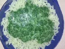 Rahmspinat-Spaghetti - Rezept