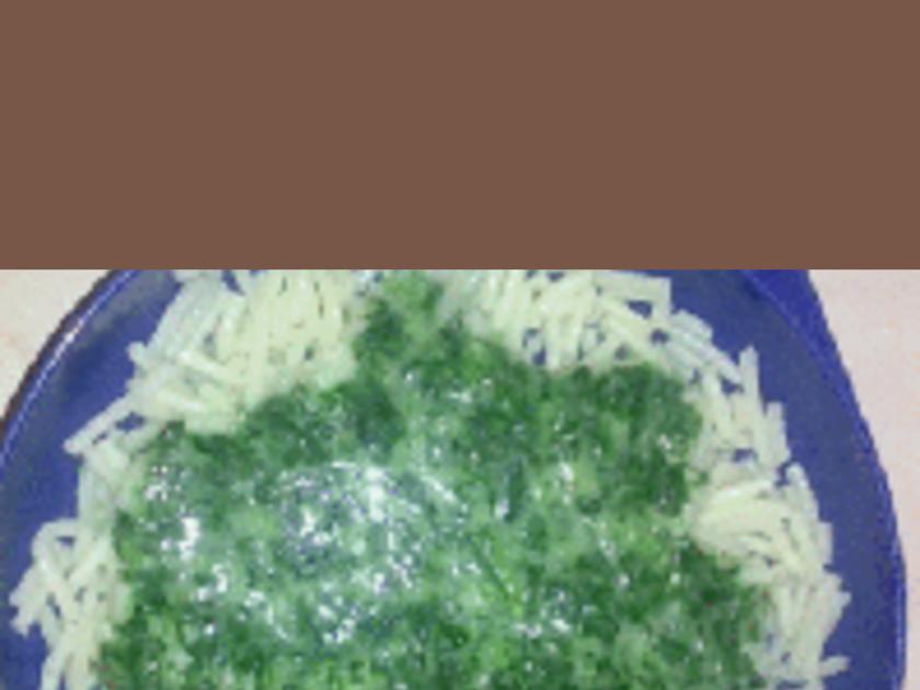 Rahmspinat Spaghetti - schnell &amp; einfach - von desiree28