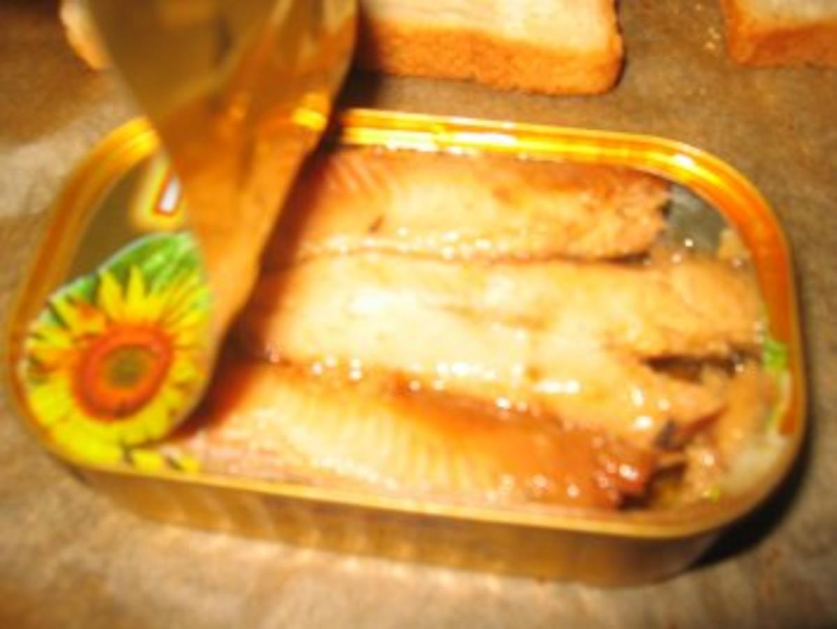 Snack:  Sardinen-Zwiebel-Toast - Rezept - Bild Nr. 7