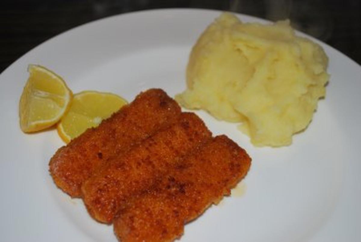 Annis Fischstäbchen mit Kartoffelbrei - Rezept - Bild Nr. 2
