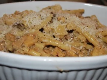 Rezept: Steinpilz-Nudelauflauf Bild Nr. 4 Steinpilz-Nudelauflauf - Rezept - Bild Nr. 4