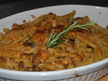 Rezept: Steinpilz-Nudelauflauf Steinpilz-Nudelauflauf - Rezept