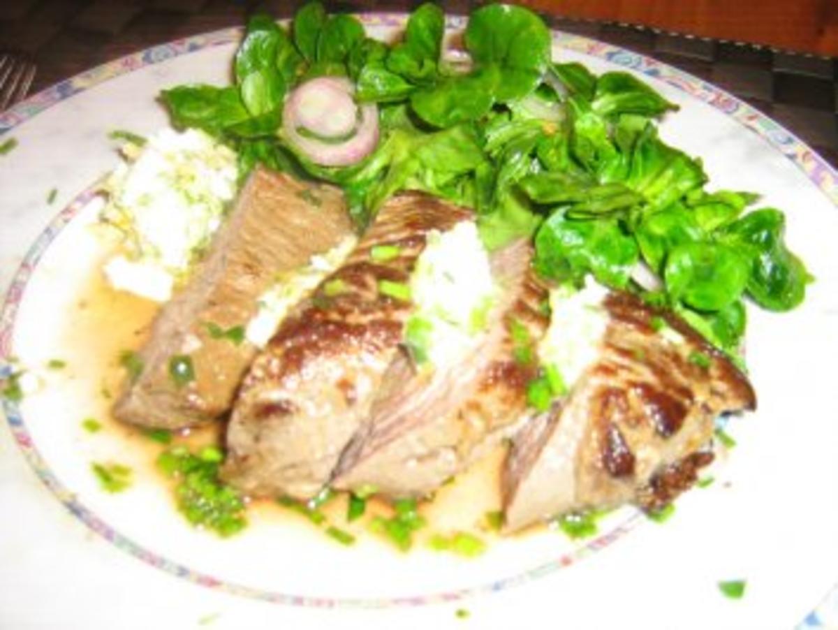 Steak mit Meerrettichbutter und Salat - Rezept - Bild Nr. 6