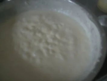 ( Fisch )  Scholle im Speckmantel  Rosmarinkartoffeln Weißweinschaumsößchen - Rezept - Bild Nr. 6