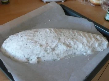 Rezept: Lachsforelle im Thymian-Salzmantel mit Rosmarinkartoffeln Bild Nr. 12 Lachsforelle im Thymian-Salzmantel mit Rosmarinkartoffeln - Rezept - Bild Nr. 12