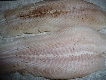 Welsfilet auf Schinkenkartoffelgratin - Rezept - Bild Nr. 4