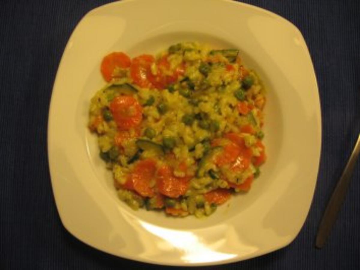 Risotto Primavera (Vegetarisches Gemüserisotto) - Rezept