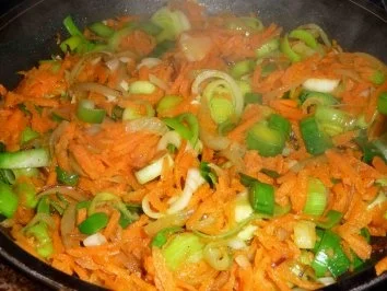 Rezept: Möhren-Lauch-Gemüse Bild Nr. 6 Möhren-Lauch-Gemüse - Rezept - Bild Nr. 6