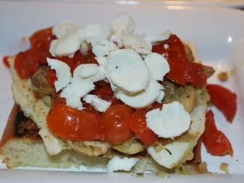 Rezept: Pangasius á la caprese Bild Nr. 5 Pangasius á la caprese - Rezept - Bild Nr. 5