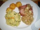 Schweinefilet im Baconmantel mit Steinpilzen - Rezept