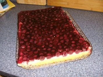 Rezept: Kirsch-Schmand-Kuchen Bild Nr. 2 Kirsch-Schmand-Kuchen - Rezept - Bild Nr. 2