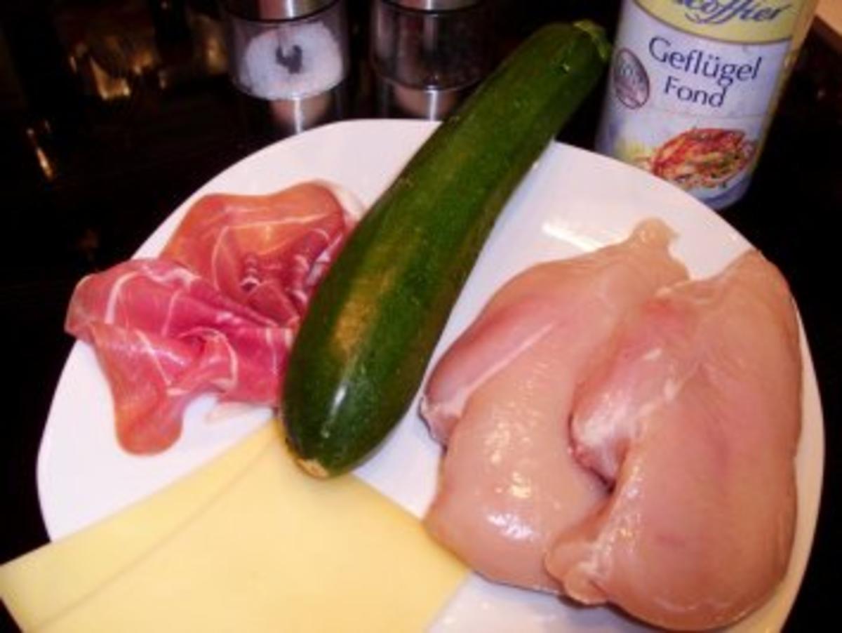 Fleisch: Hähnchen-Zucchini-Päckchen - Rezept - Bild Nr. 2