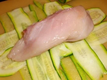 Fleisch: Hähnchen-Zucchini-Päckchen - Rezept - Bild Nr. 8