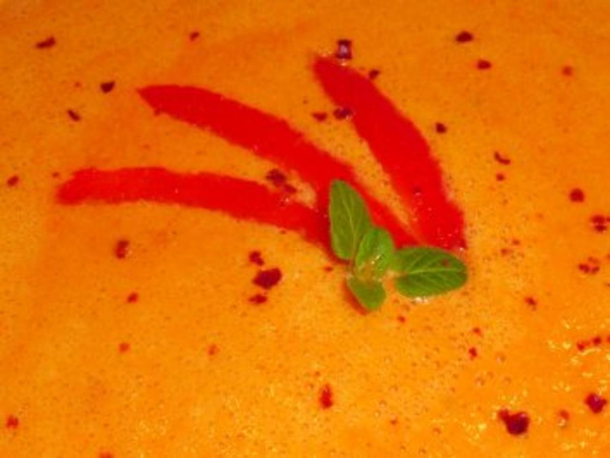 Suppe: Geschäumter Paprika-Rahm - Rezept - Bild Nr. 7