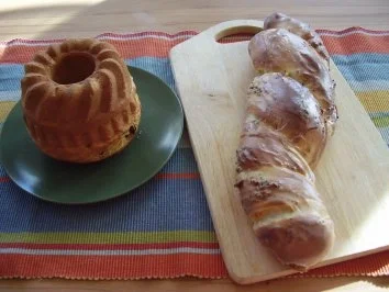 Nußzopf und Gugelhupf - Rezept